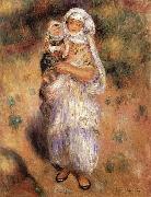 Pierre-Auguste Renoir Algerierin mit Kind Germany oil painting artist